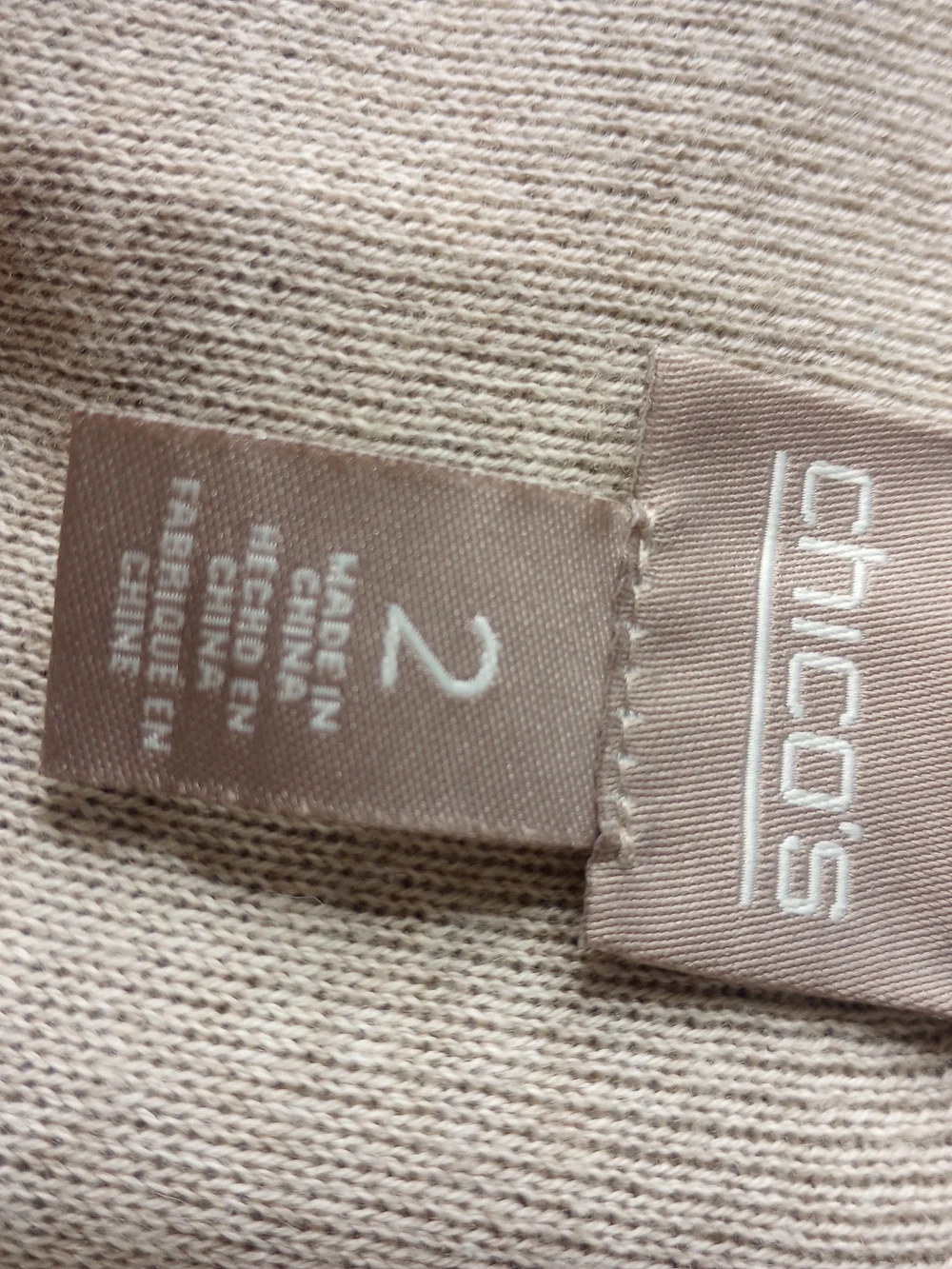 Chico's Women's Open-Front Shawl Collar Cardigan - Light Taupe